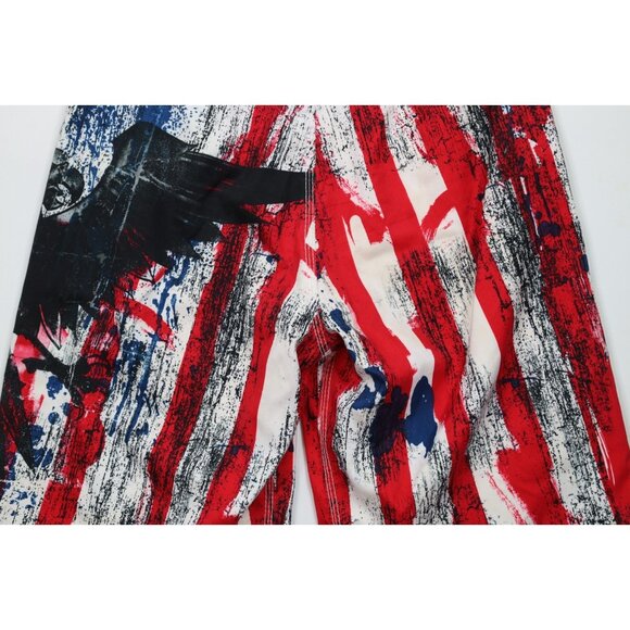 Vtg Y2K MMA Elite Mens Medium USA Flag Eagle UFC Fighting Board Shorts Trunks - Picture 13 of 15